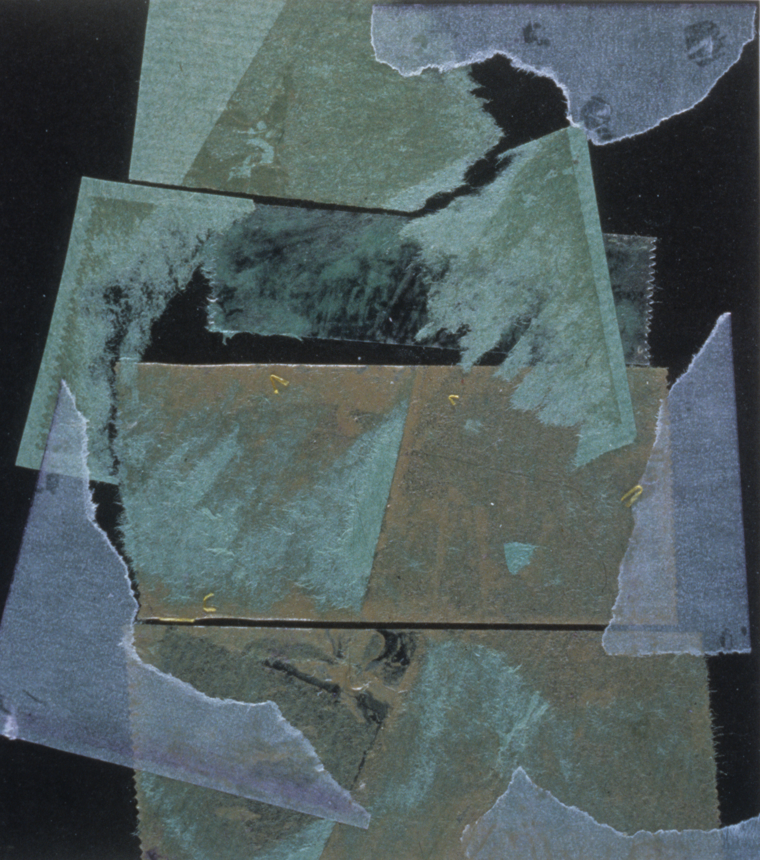 Le gel des ziggourats           14 x 16,5 1991